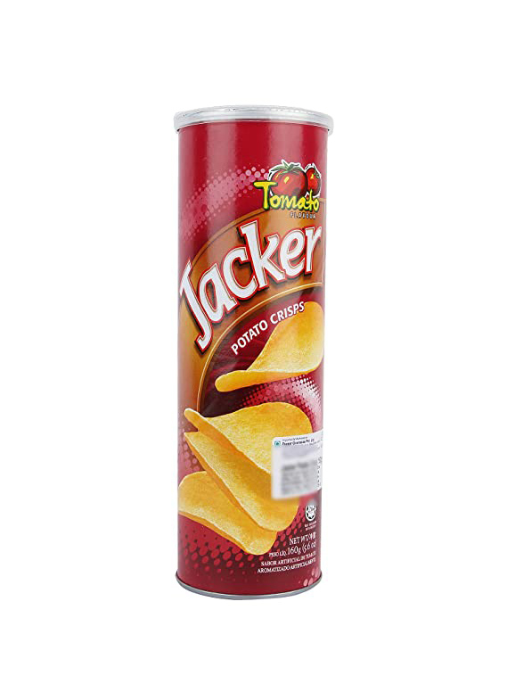 JACKER TOMATO CHIPS 160GM