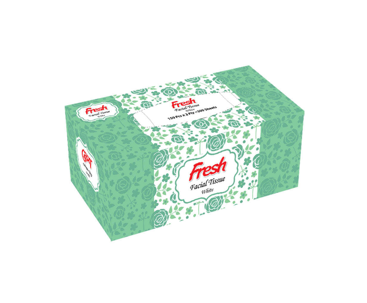 FRESH FACIAL TISSUE WHITE 150PCS