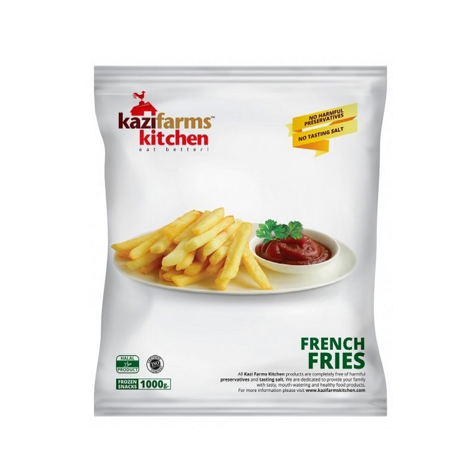 KAZI FARMS KITCHEN FRENCH FRIES FROZEN FOOD 1000GM