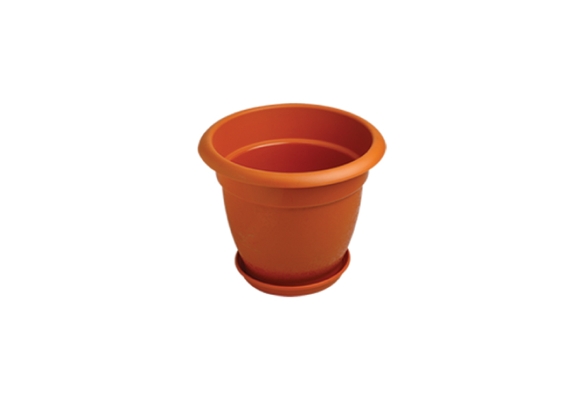 BENGLE TOB PLANTER DHALIA WITH TRAY 12"