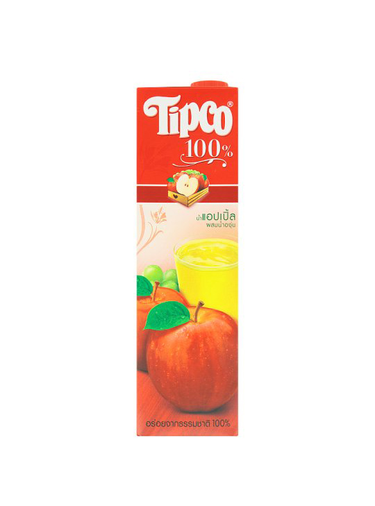 TIPCO APPLE JUICE 1LTR