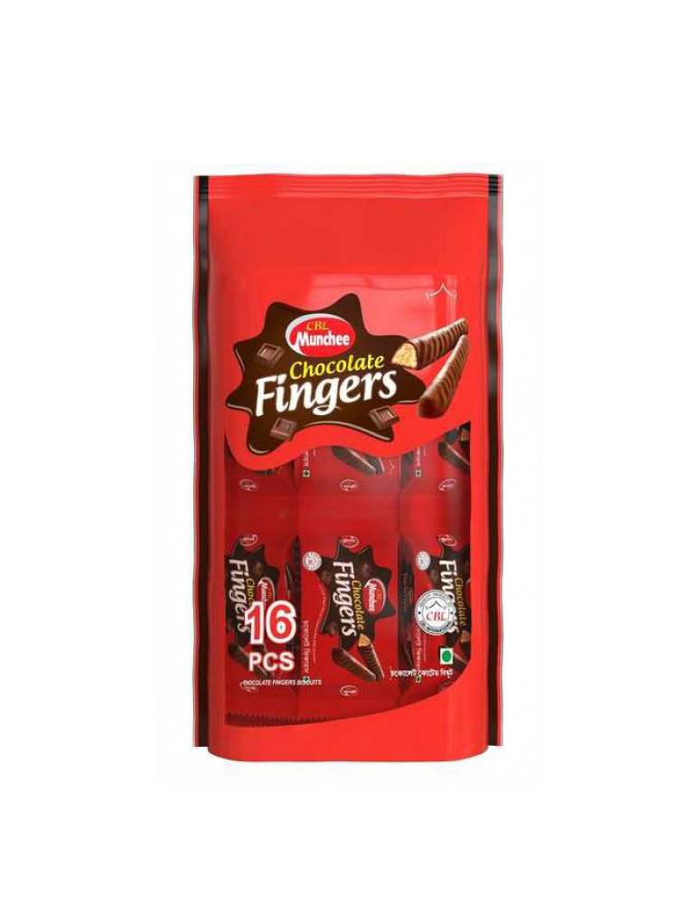 MUNCHEE CHOCOLATE FINGERS BISCUITS 16PCS