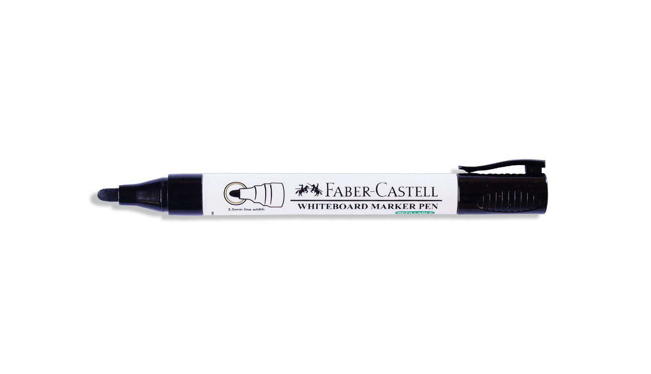 FABER CASTELL WHITE BOARD BLACK MARKER