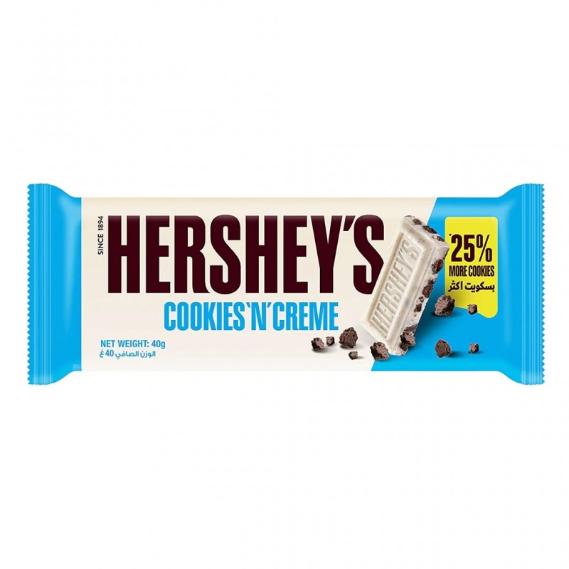 HERSHEY'S COOKIES N CREME 40GM