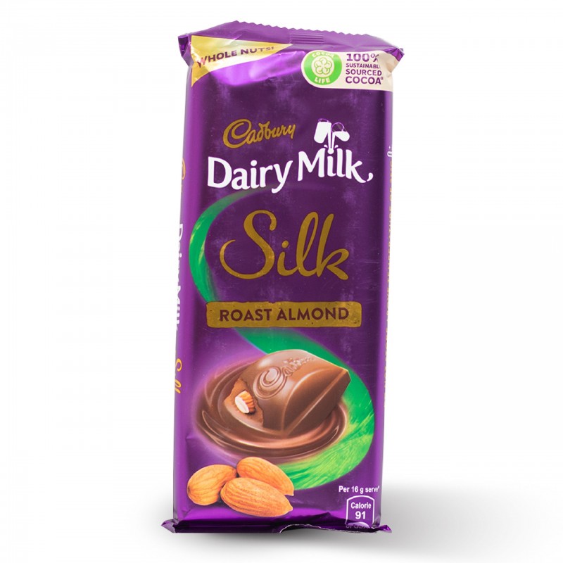 CADBURY DAIRY MILK SILK ROAST ALMOND 58GM