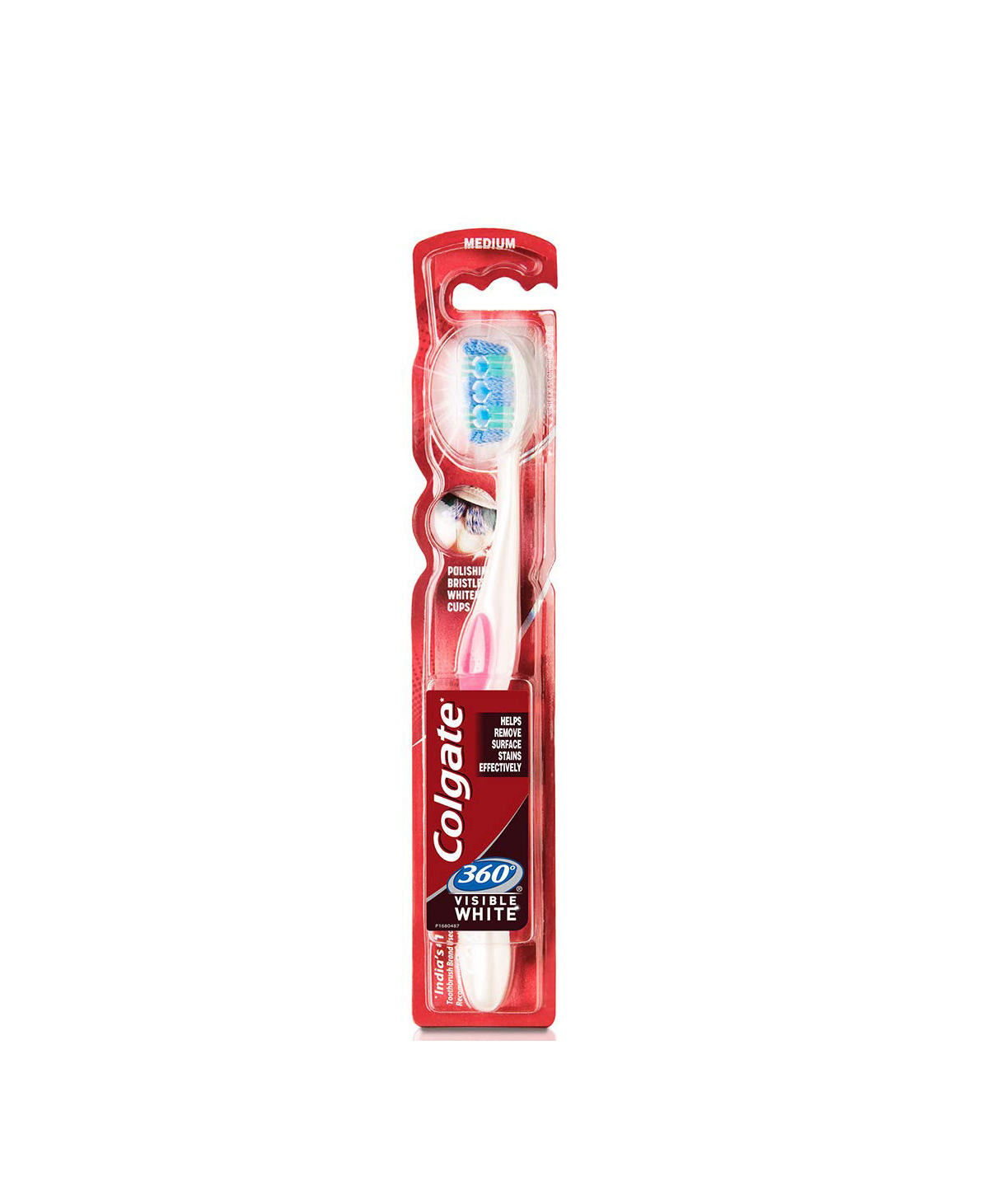 COLGATE 360 VISIBLE WHITE TOOTHBRUSH