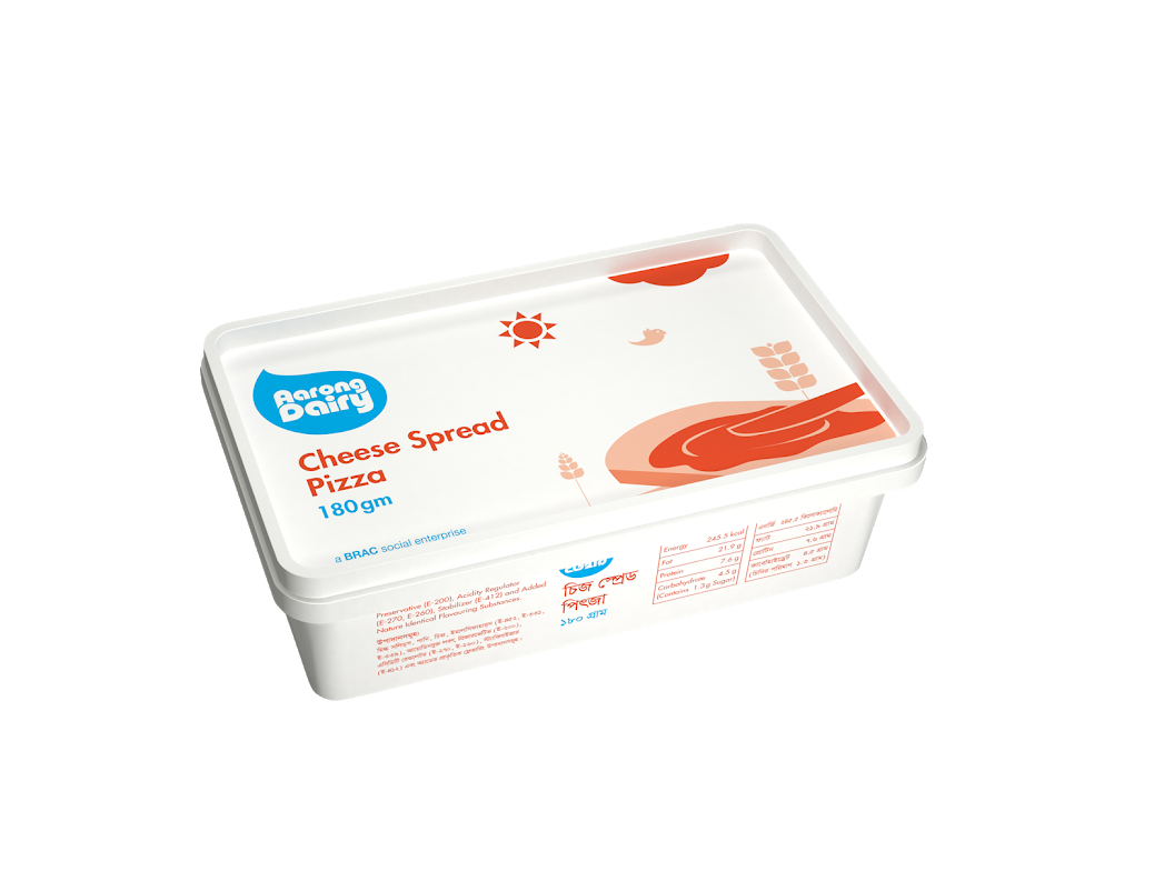 AARONG CHEESE SPREAD PIZZA 180GM