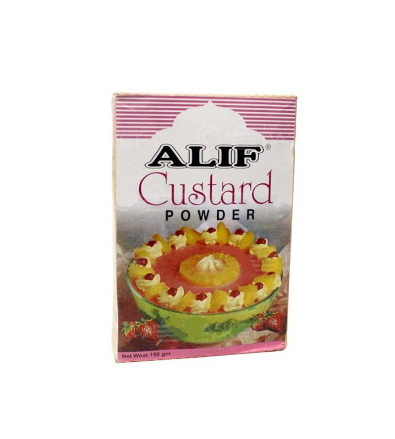ALIF STRAWBERRY CUSTARD POWDER 150GM