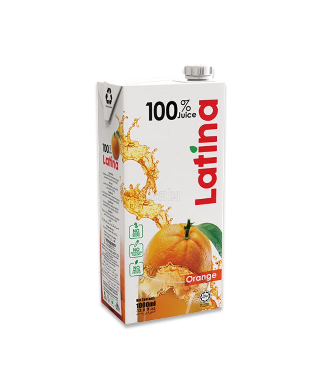 LATINA ORANGE JUICE 1LTR