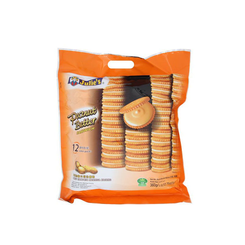 JULIE'S PEANUT BUTTER BISCUITS 360GM