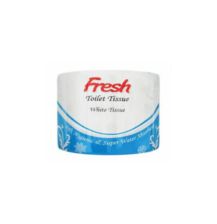 FRESH WHITE TOILET TISSUE 4PCS