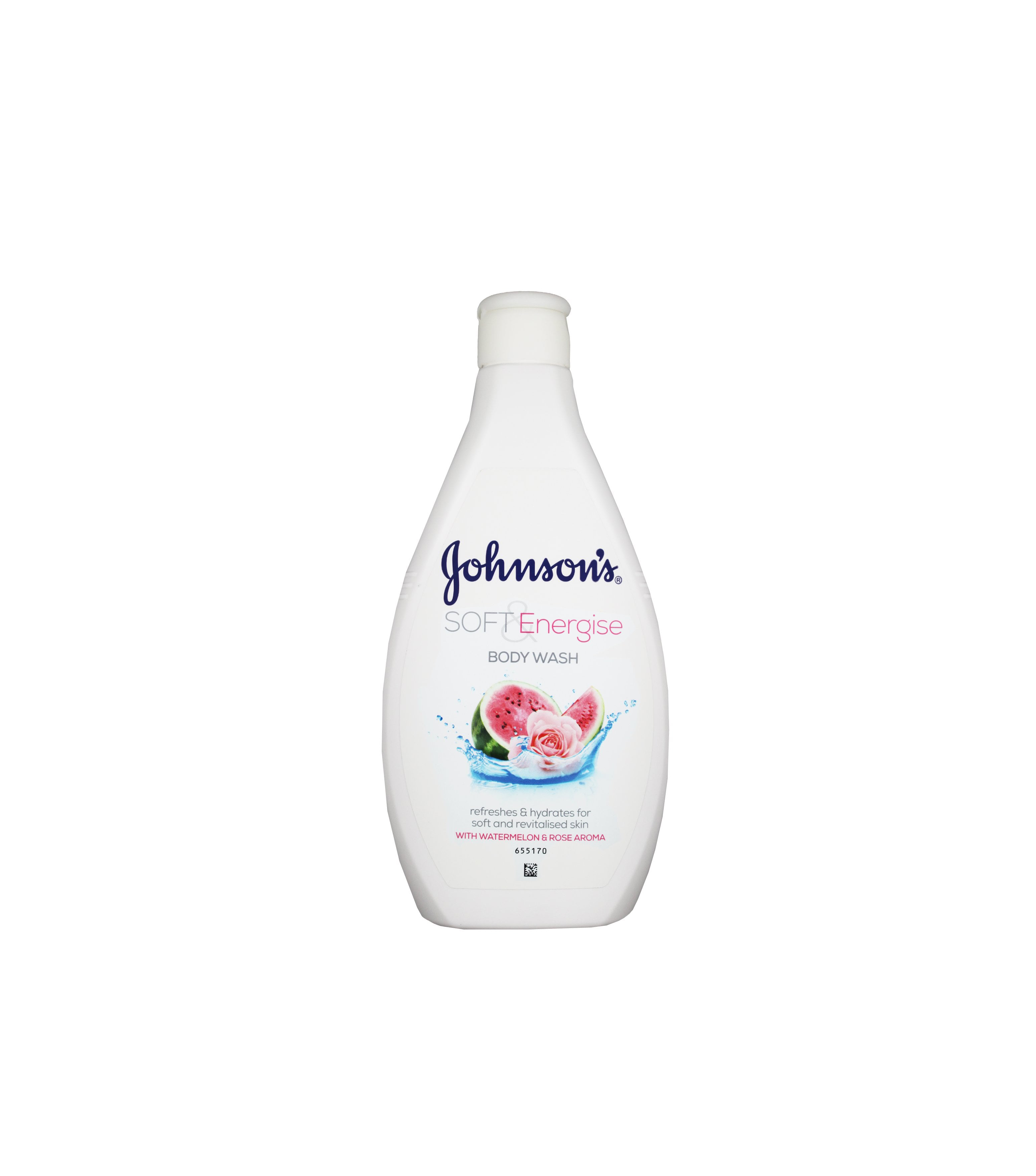 JOHNSONS SOFT & ENERGISE BODY WASH 400ML