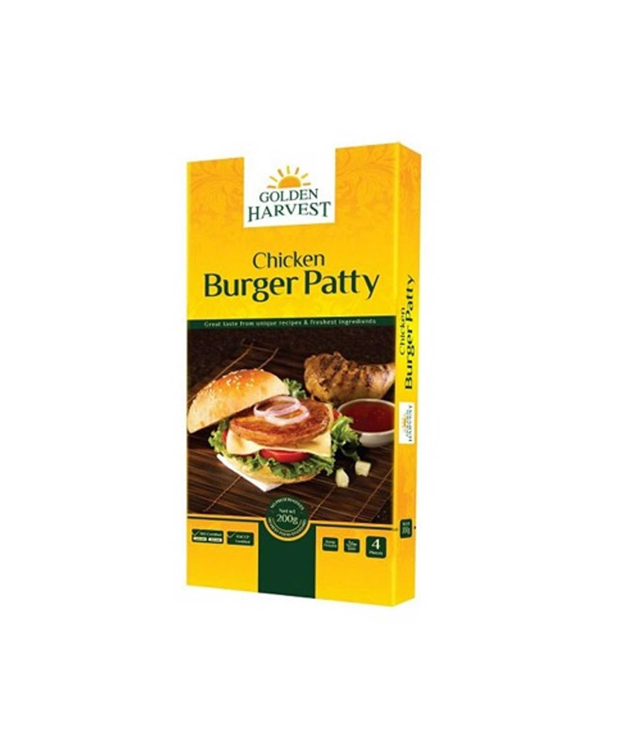 GOLDEN HARVEST CHICKEN BURGER PATTY 200GM