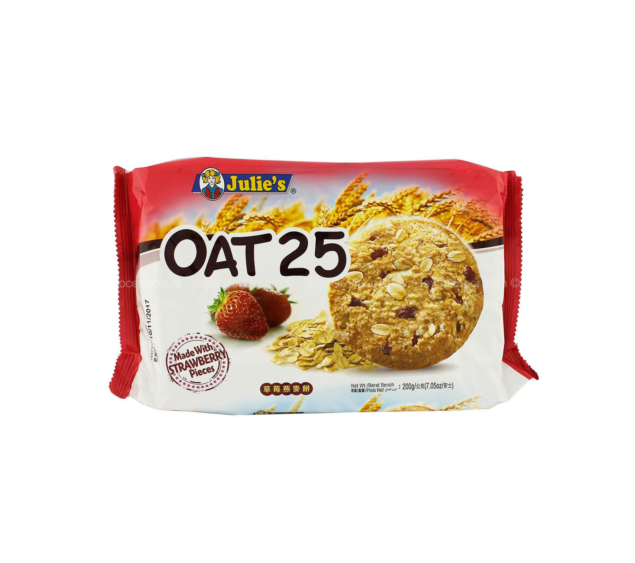 JULIE'S STRAWBERRY BISCUITS 200GM