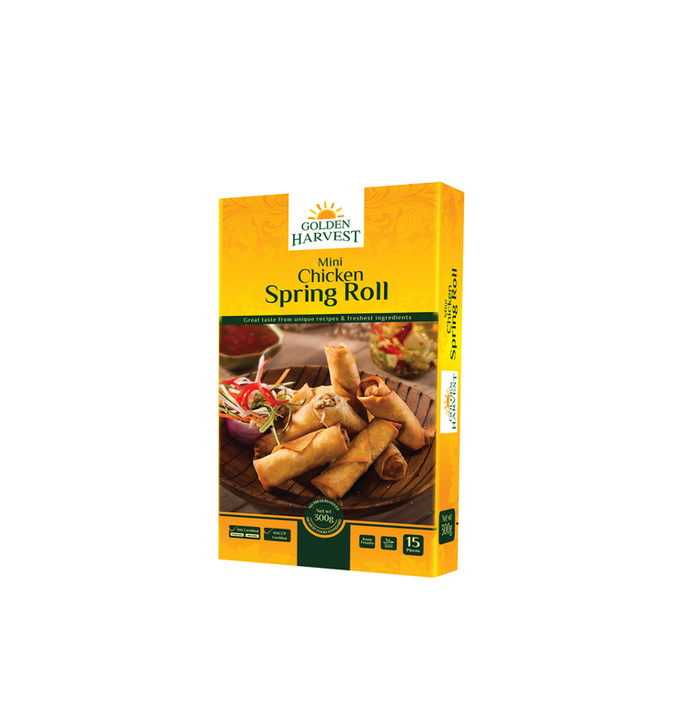 GOLDEN HARVEST CHICKEN SPRING ROLL 300GM