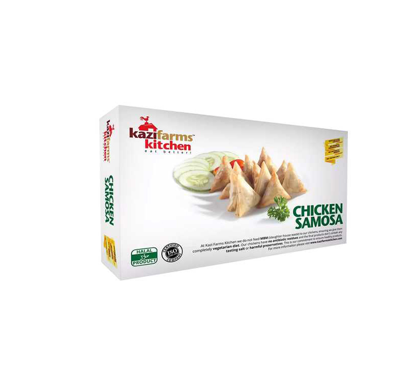 KAZI FARMS KITCHEN CHICKEN SAMOSA FROZEN FOOD 250GM