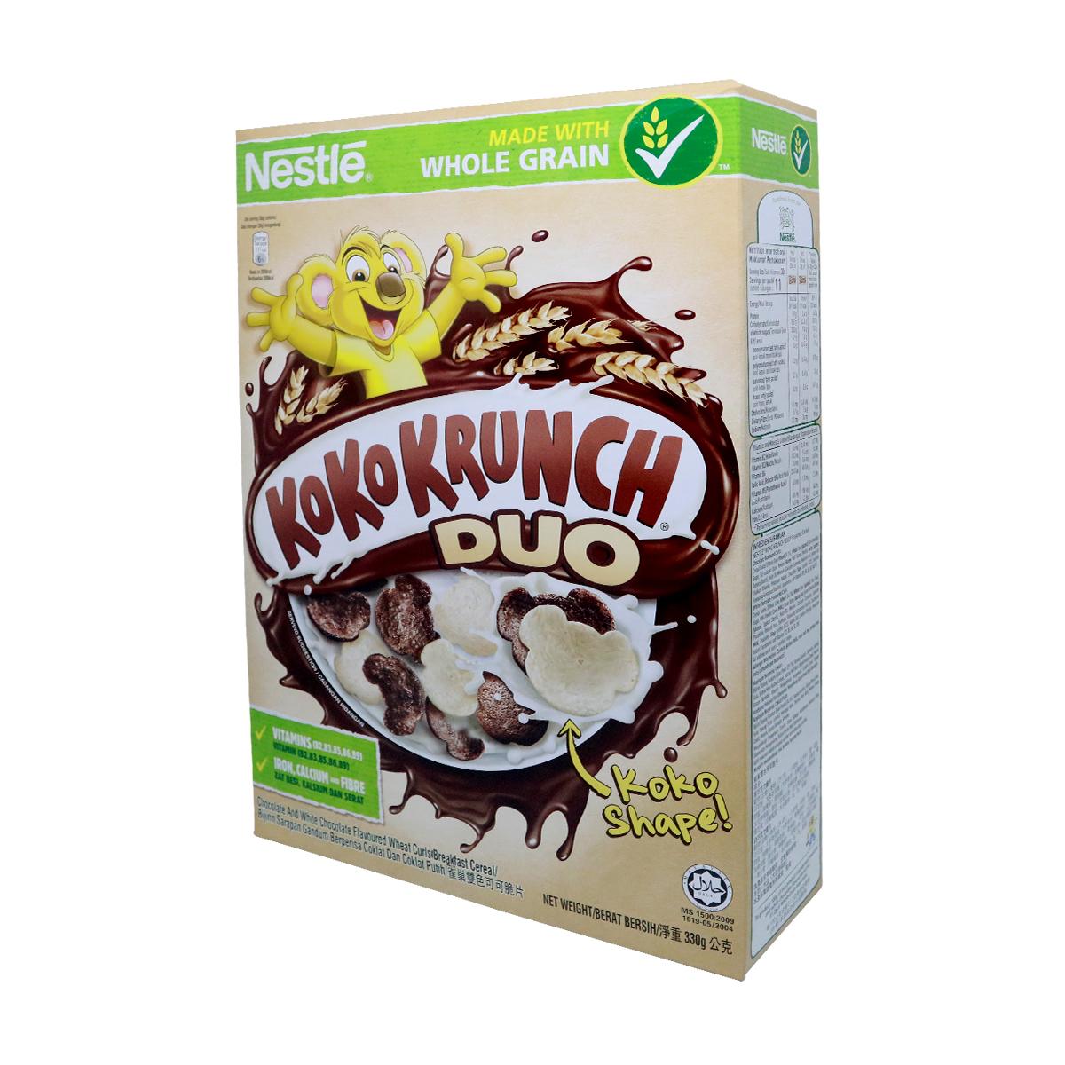 NESTLE KOKO KRUNCH BIG DUO CEREALS 330GM