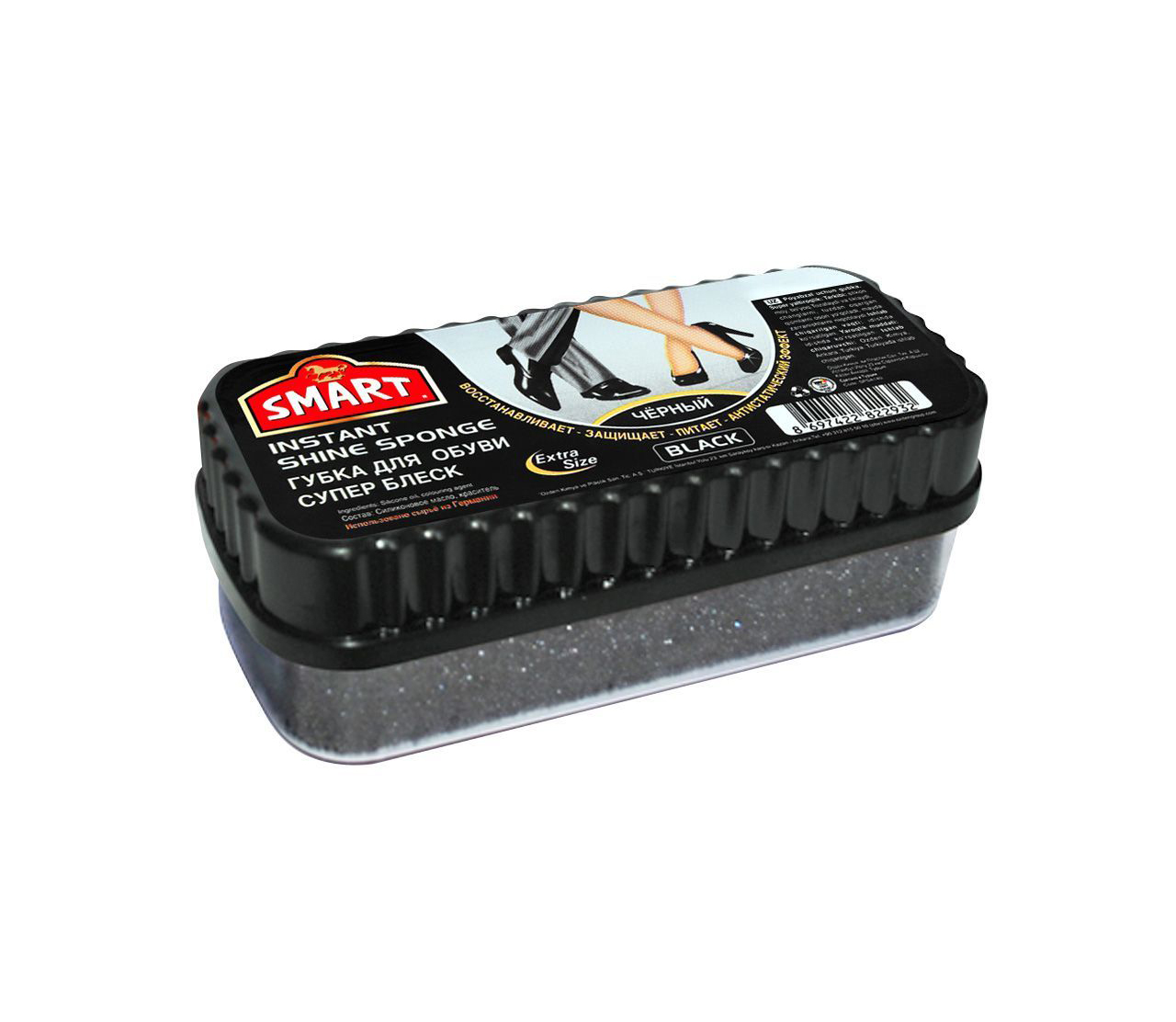 SMART INSTANT NATURAL SHINE SPONGE BLACK