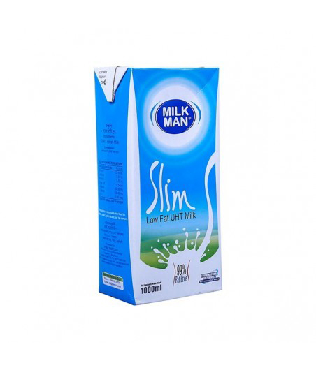MILK MAN SLIM UHT LIQUID MILK 1000ML