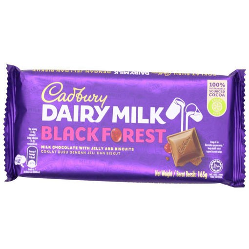CADBURY DAIRY MILK BLACK FOREST 160GM