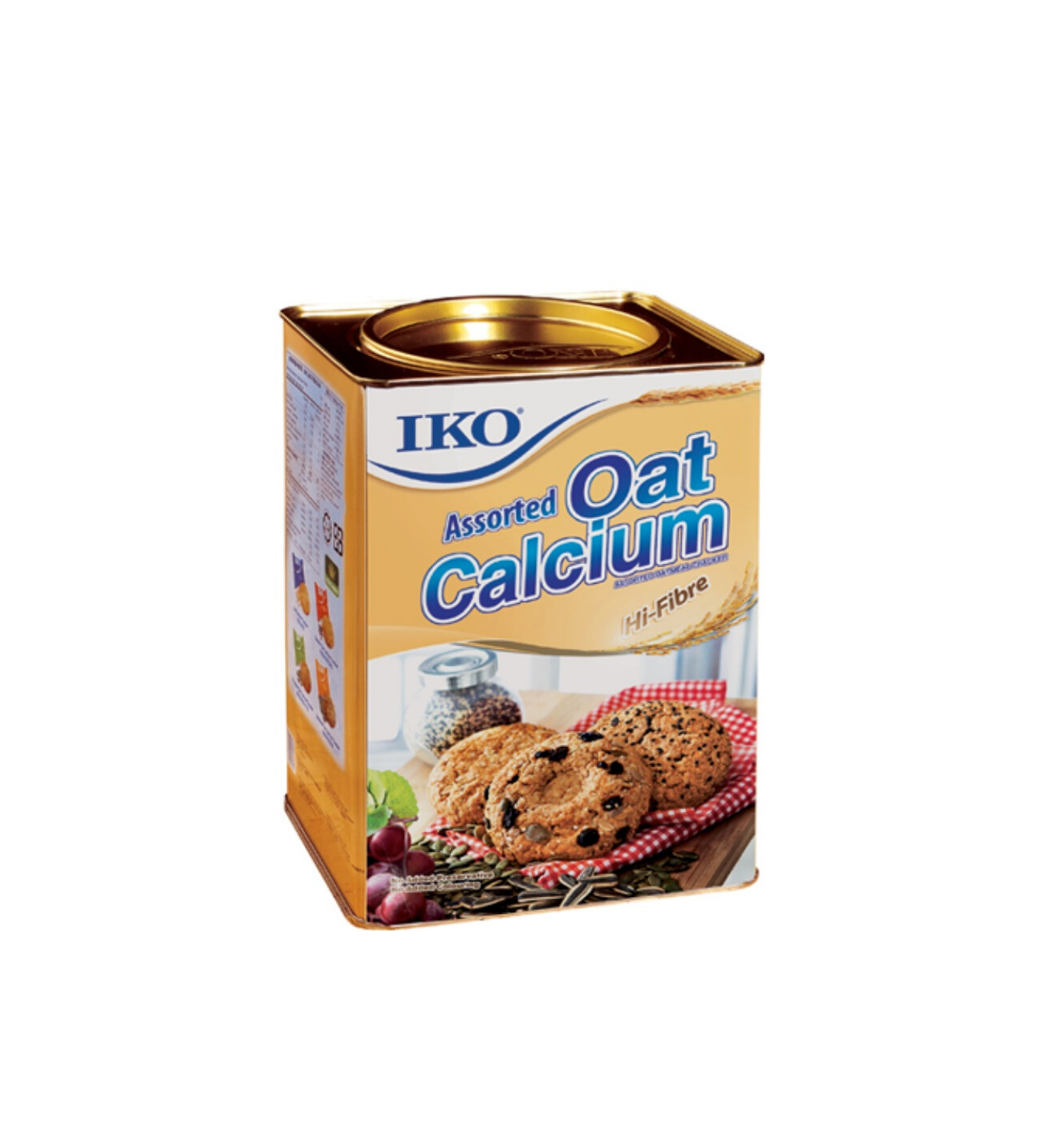 IKO ASSORTED OAT CALCIUM SUGAR FREE BISCUITS 700GM