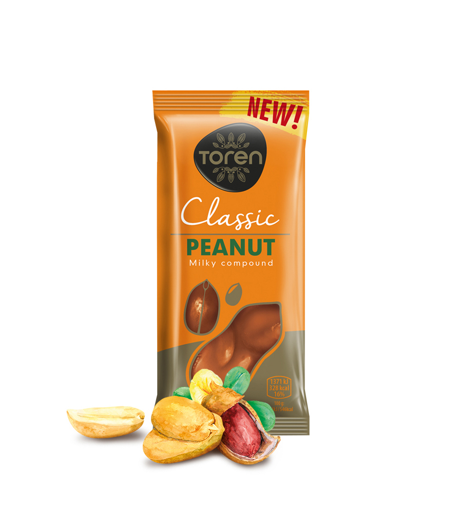 TOREN PEANUT CHOCOLATE 50GM