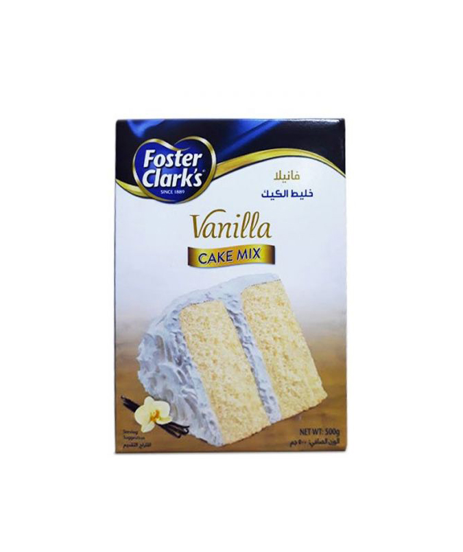 FOSTER CLARKS VANILLA CAKE MIX 500GM