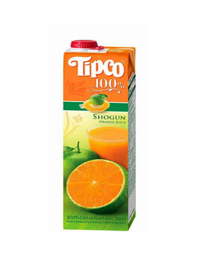 TIPCO SHOGUN ORANGE JUICE 1LTR