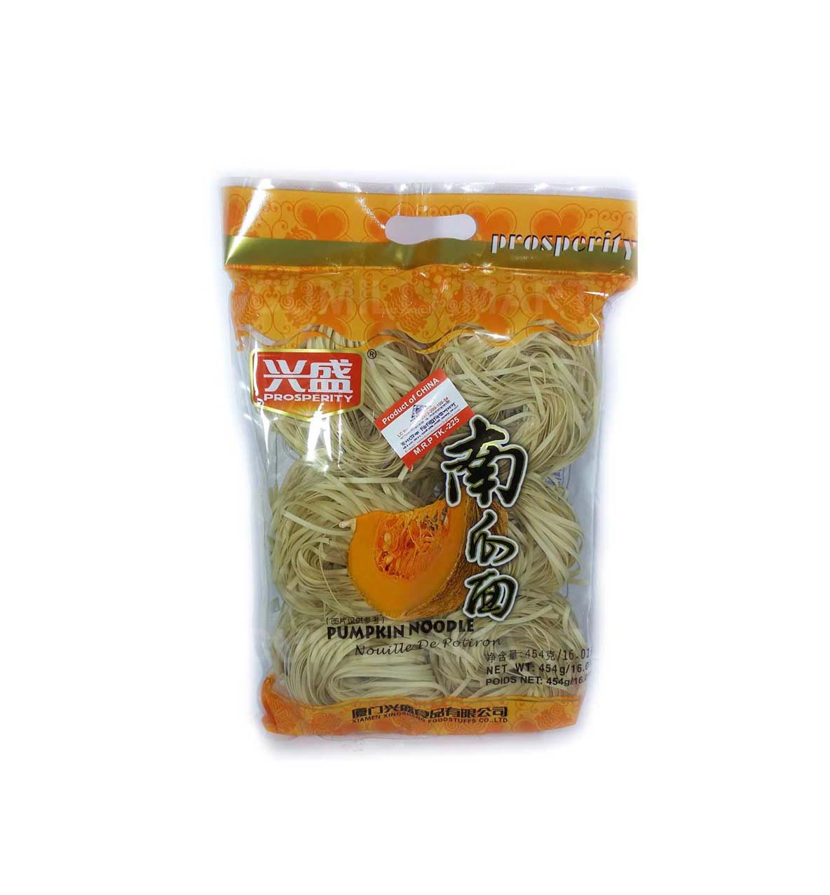 PROSPERITY PUMPKIN NOODLES 454GM