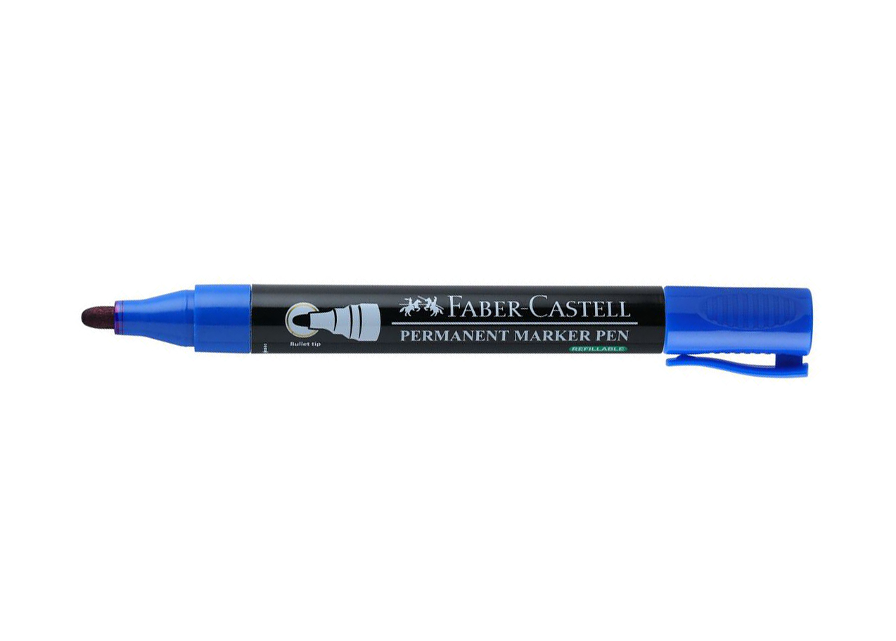 FABER CASTELL PERMANENT BLUE MARKER