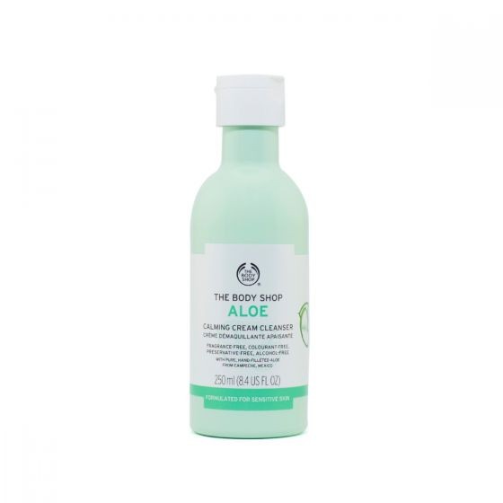 THE BODY SHOP ALOE CALMING CREAM CLEANSER 250ML