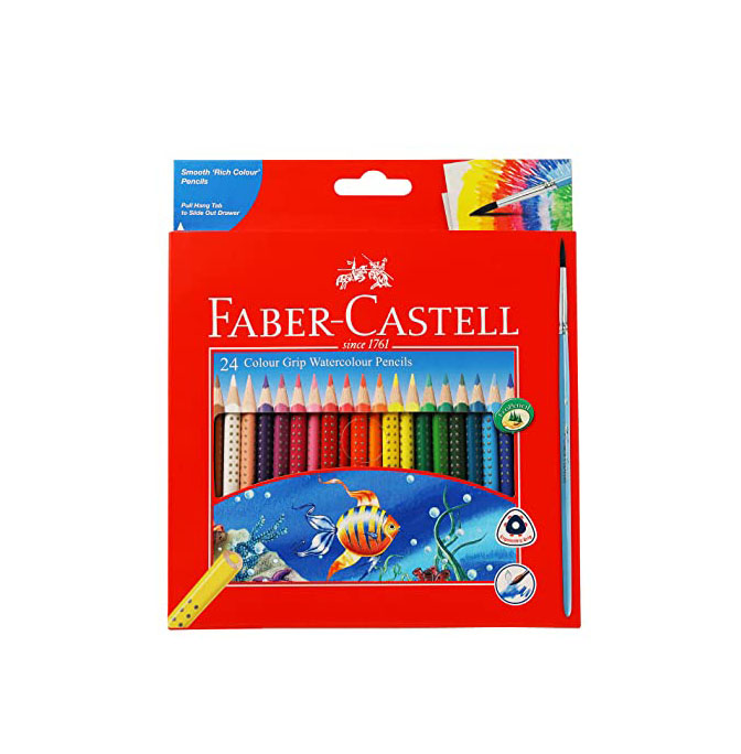 FABER CASTELL LONG 24 PENCIL WATER COLOUR