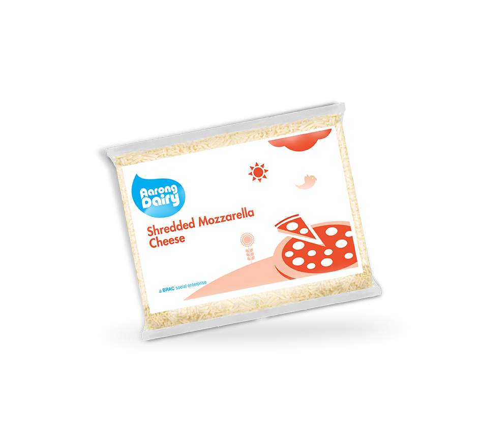 AARONG SHREDDED MOZZARELLA CHEESE 200GM
