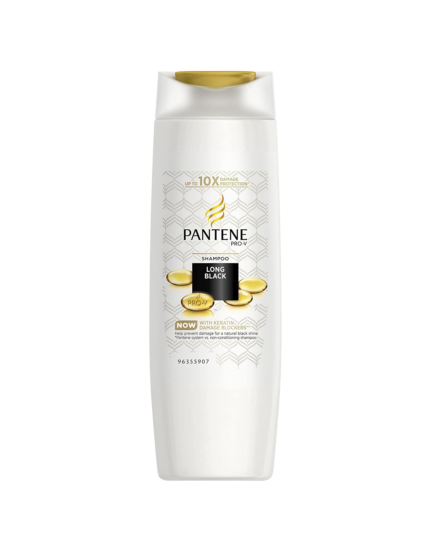 PANTENE LONG BLACK SHAMPOO 340ML