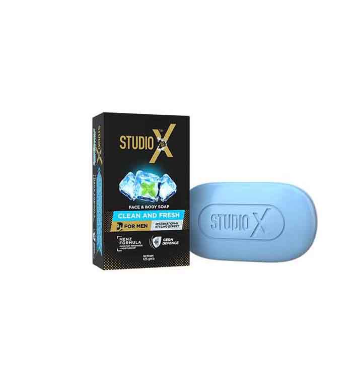 STUDIO X CLEAN & FRESH BEAUTY SOAP 75GM (OFFER 2PCS)