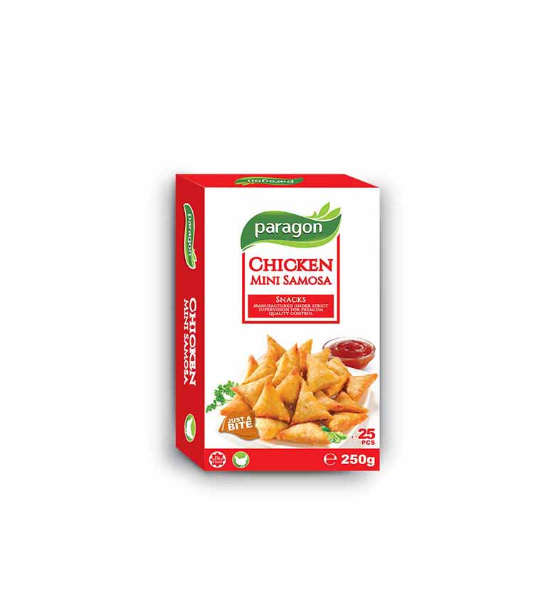 PARAGON CHICKEN MINI SAMOSA FROZEN FOOD 250GM