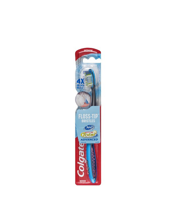 COLGATE 360 FLOSS TIP TOOTHBRUSH