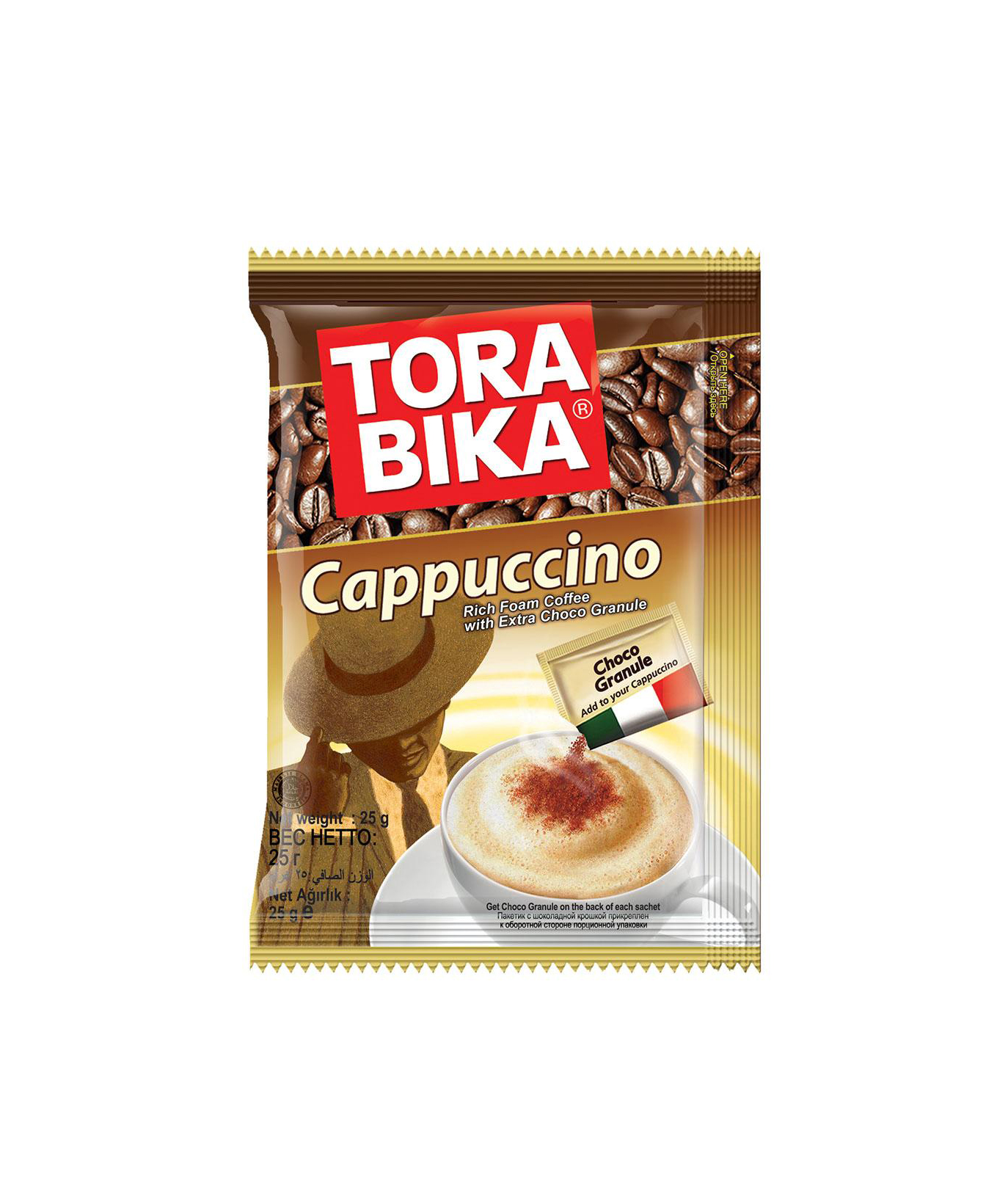 TORABIKA CAPPUCCINO COFFEE 25GM