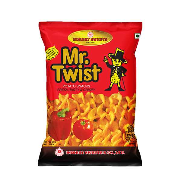 BOMBAY MR TWIST CHIPS 22GM