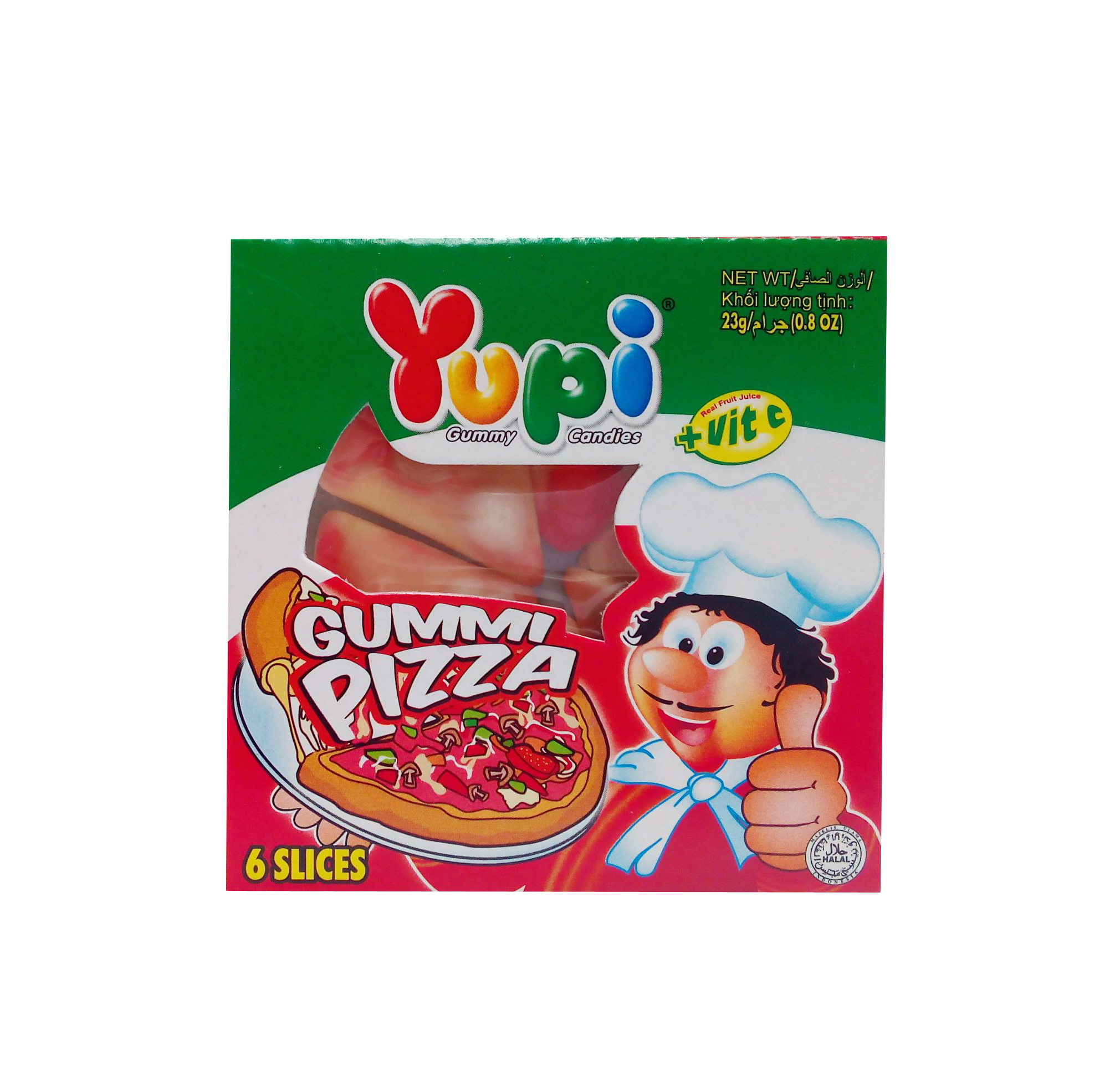 YUPI PIZZA CHEWING GUM 64GM