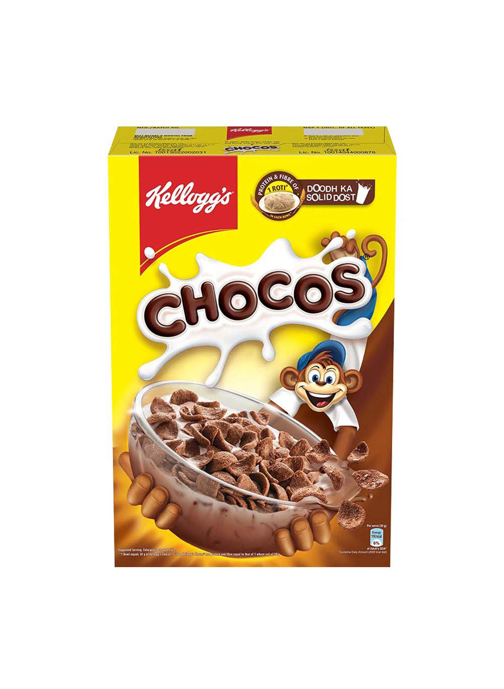 KELLOGG'S CHOCOS CEREALS 375GM