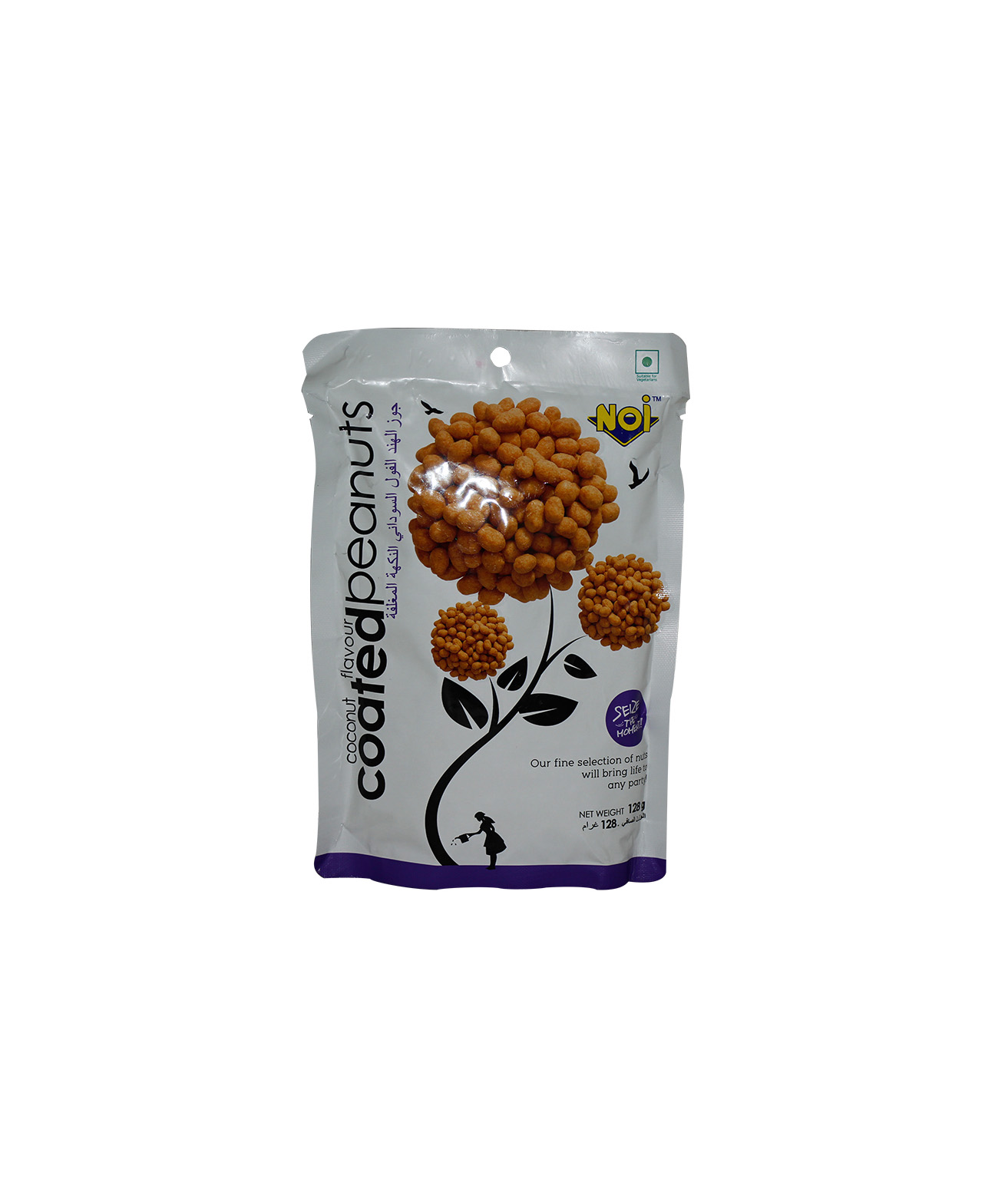 NOI COCONUT FLAVOUR PEANUTS 128GM
