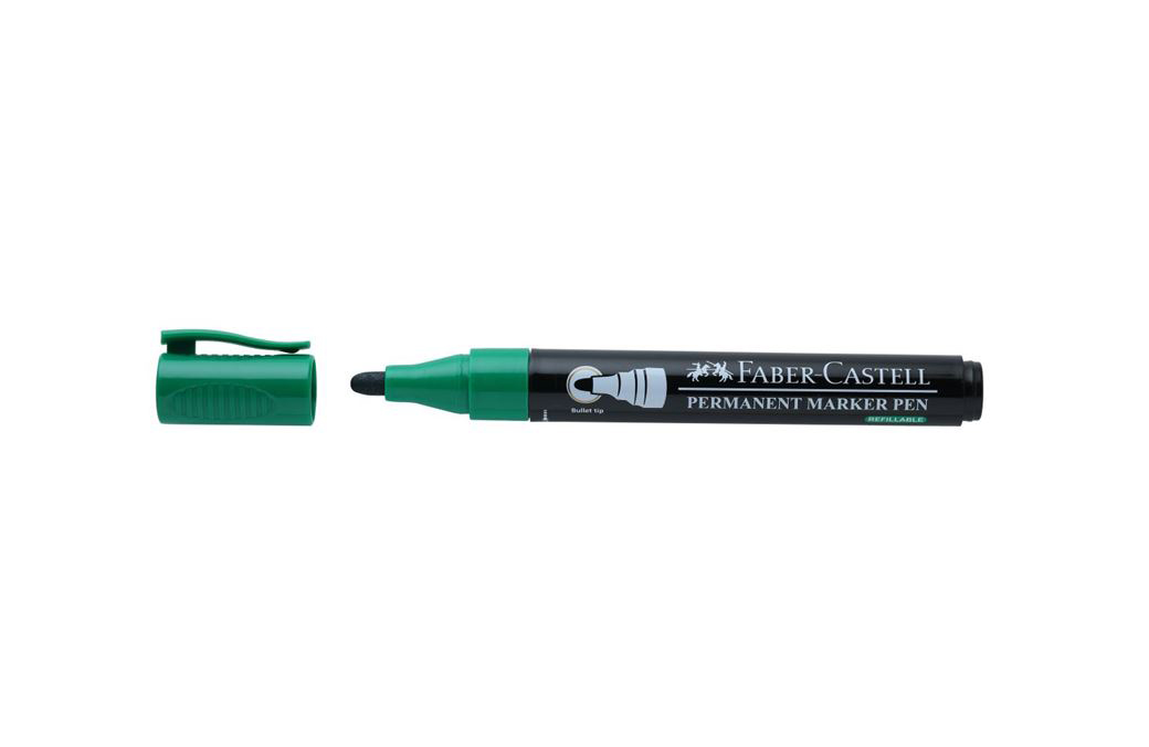 FABER CASTELL PERMANENT GREEN MARKER