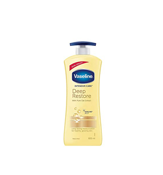 VASELINE DEEP RESTORE BODY LOTION 600ML