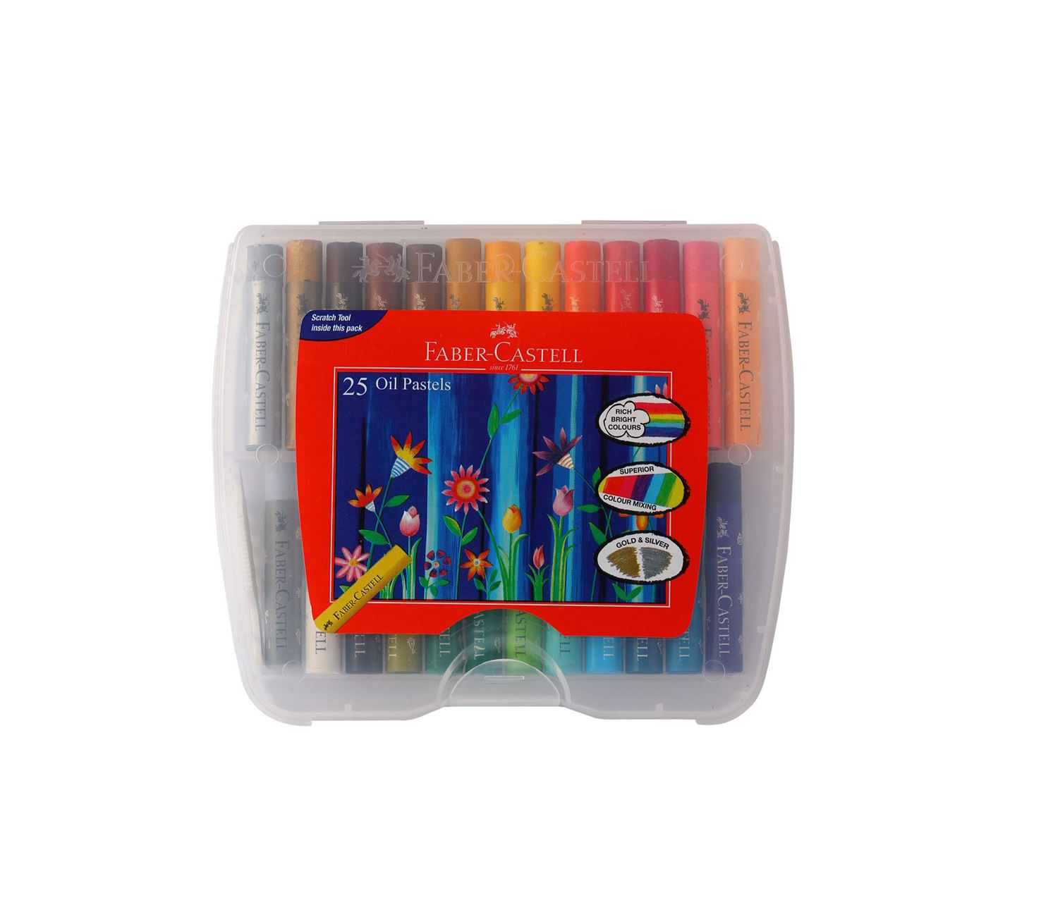 FABER CASTELL OIL PASTEL SET 25 COLOR PACK