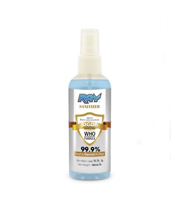RAY BLUE SPRAY HAND SANITIZER 100ML