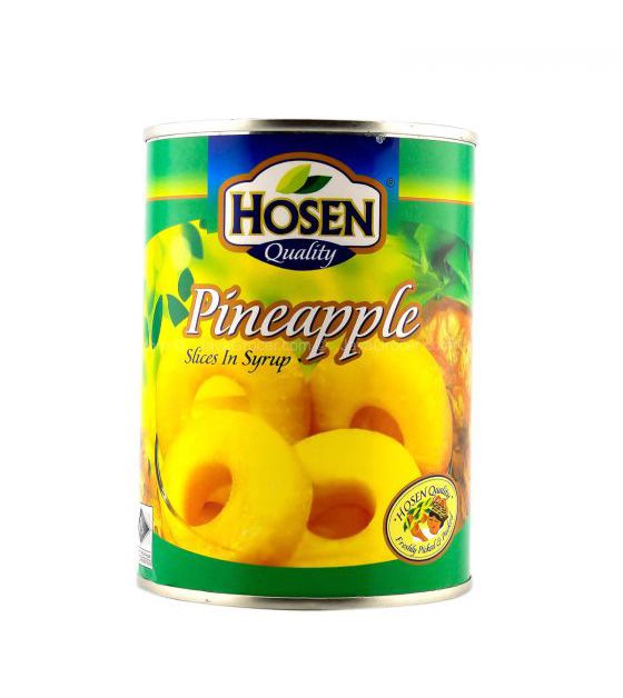 HOSEN PINEAPPLE SLICE CAN FRUITS 565GM