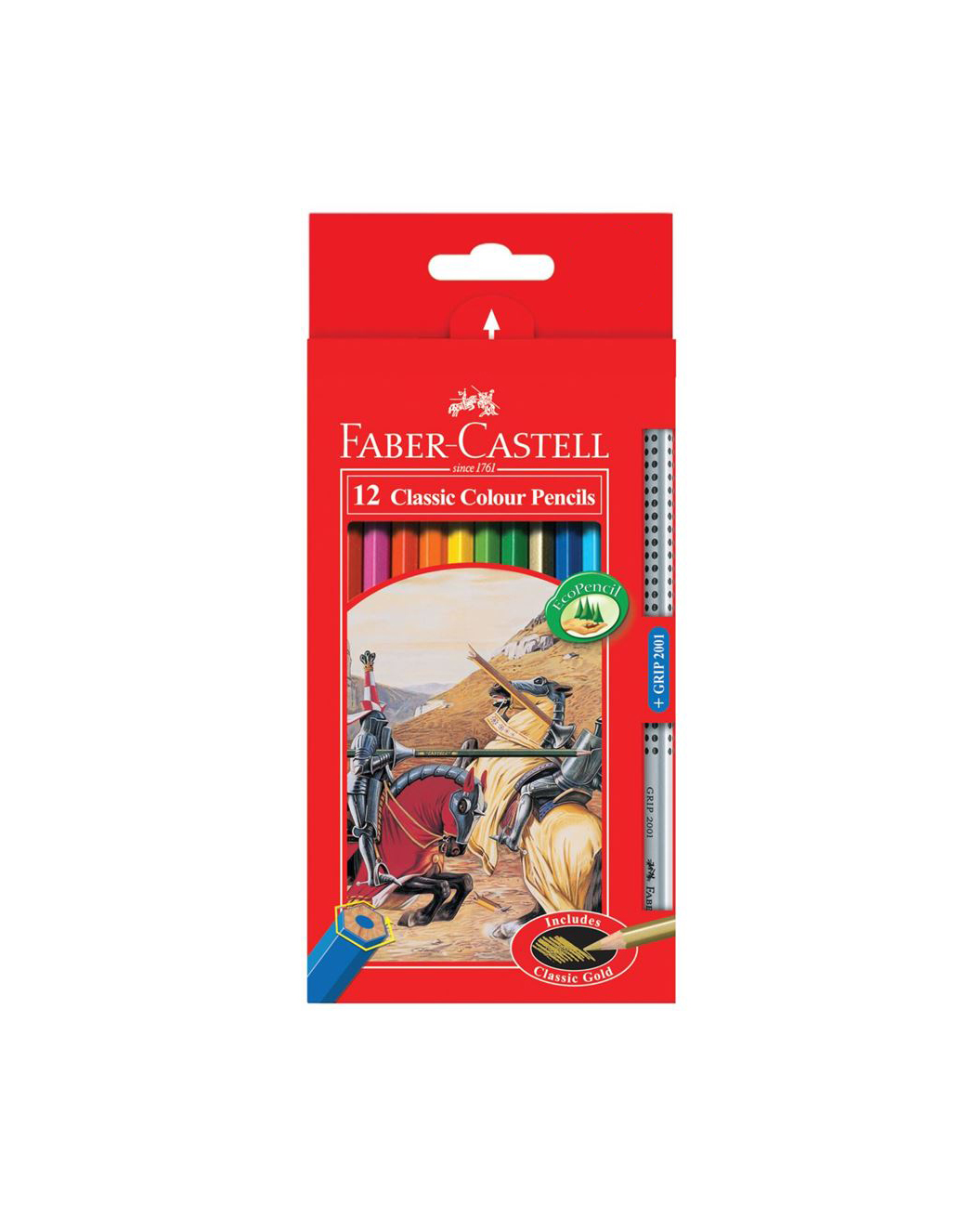 FABER CASTELL CLASSIC COLOUR PENCIL 12PCS