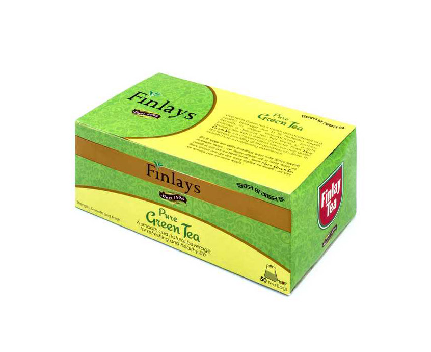 FINLAYS PURE GREEN TEA BAGS 100GM