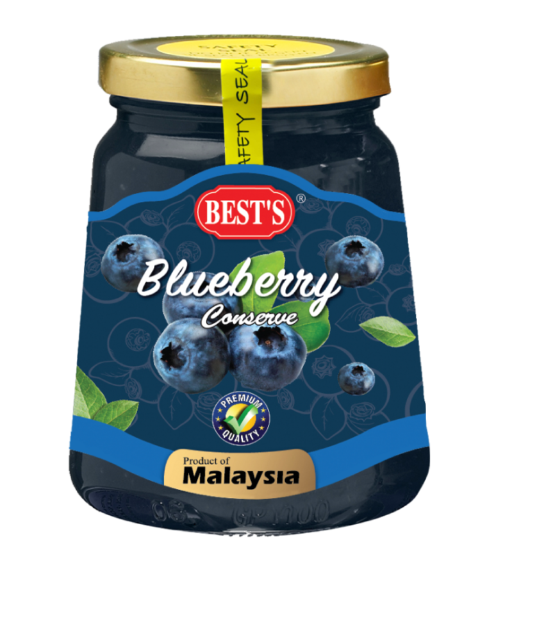 BEST'S BLUEBERRY JAM 450GM